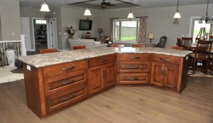 Custom Kitchen Island | Century Cabinets in Orange City, Iowa