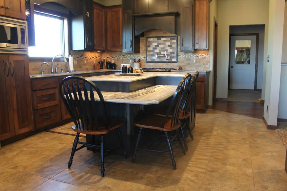 Rustic Hickory Kitchen
