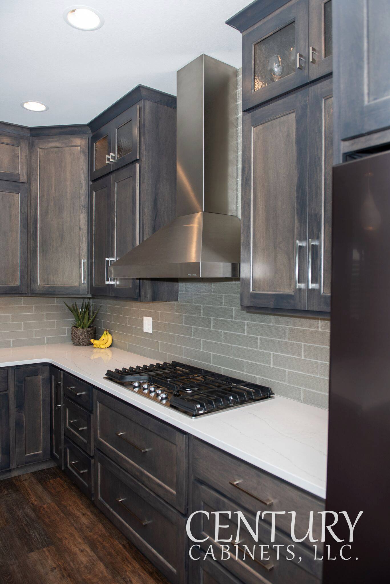 Smokey Modern Vibes Contemporary | Century Cabinets in Orange City, IA