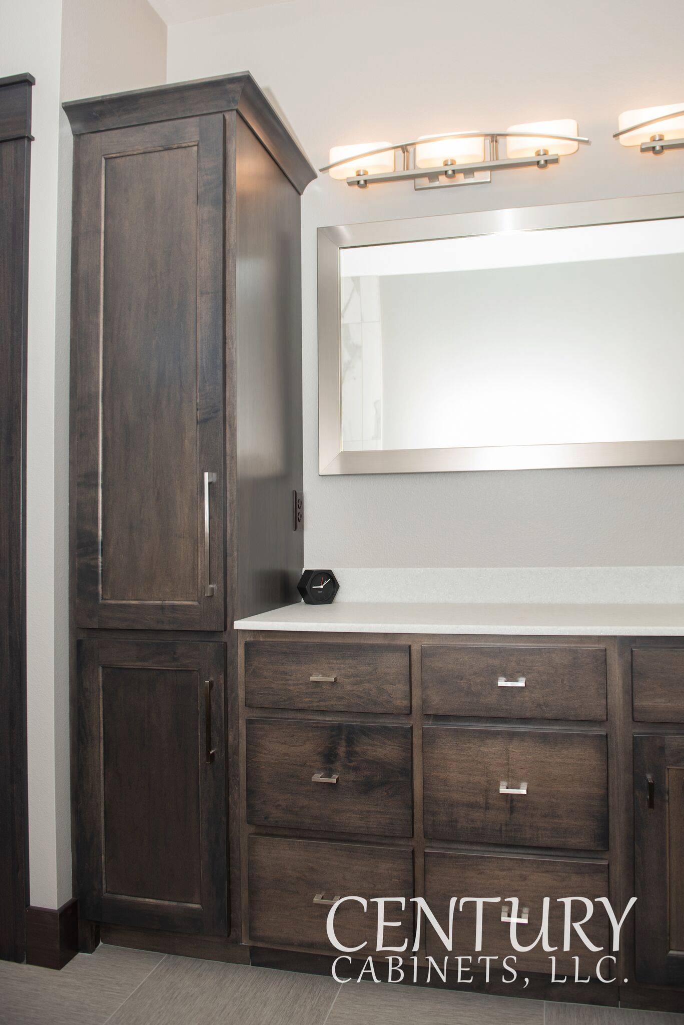 Smokey Modern Vibes Contemporary | Century Cabinets in Orange City, IA