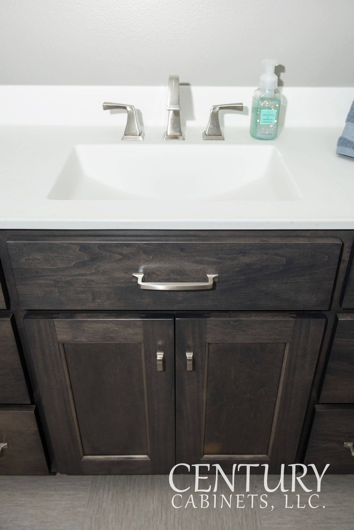 Smokey Modern Vibes Contemporary | Century Cabinets in Orange City, IA