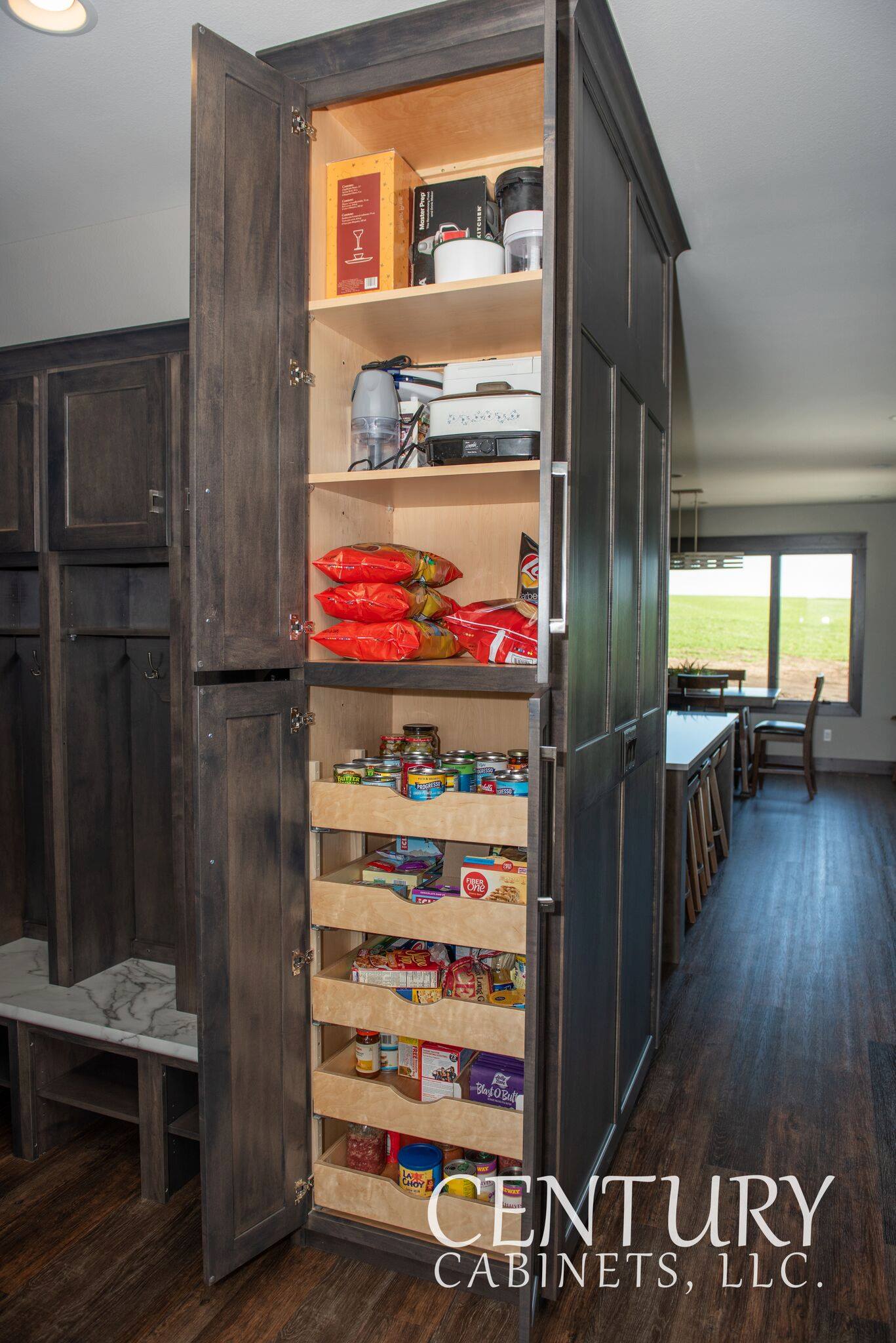 Smokey Modern Vibes Contemporary | Century Cabinets in Orange City, IA