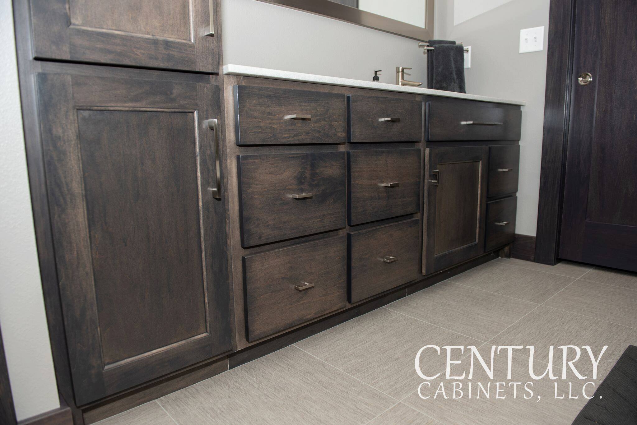 Smokey Modern Vibes Contemporary | Century Cabinets in Orange City, IA